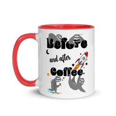 Before & After Coffee | Zweifarbige Tasse