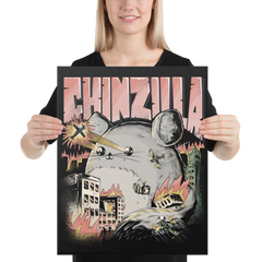 Chinzilla | Bedruckte Leinwand