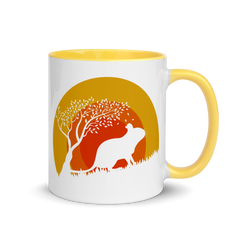 Degu Sun Tree | Zweifarbige Tasse