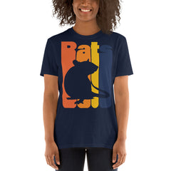 Zeigt vintage-farbratte-unisex-t-shirt in Black