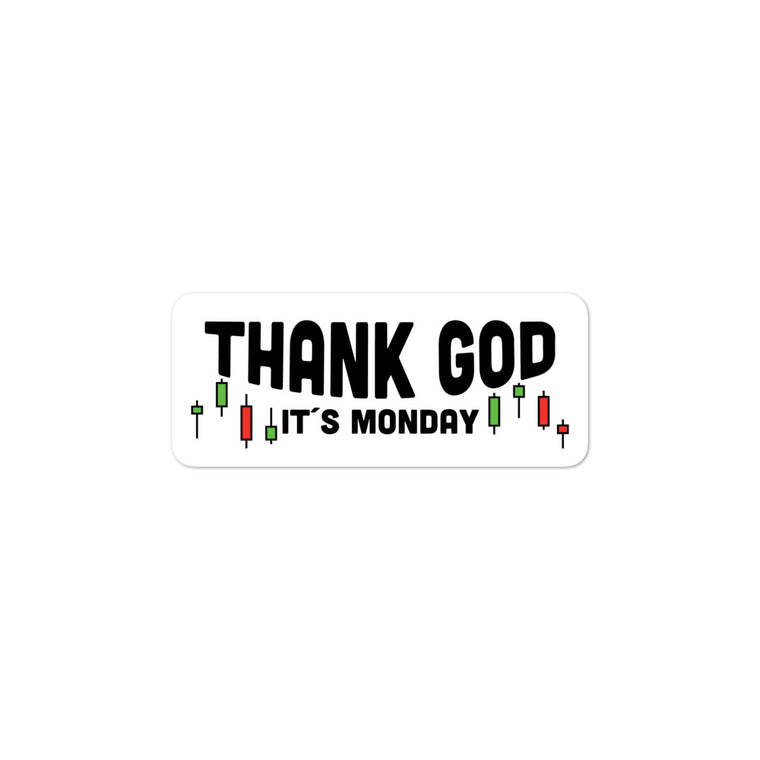 Thank God It's Monday | Vinyl decal