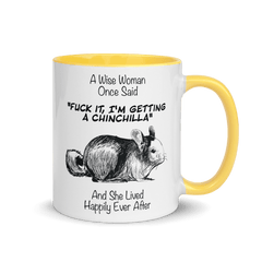 A Wise Woman Once Chinchillas 2 | Zweifarbige Tasse