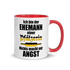 Ehemann einer Pfälzerin | Zweifarbige Tasse