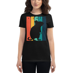 Eine Dame trägt Degu Vintage Bleed | Frauen T-Shirt