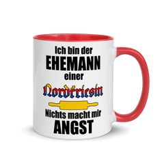 Ehemann einer Nordfriesin | Zweifarbige Tasse