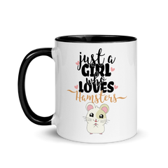 Just A Girl Who Loves Hamsters | Zweifarbige Tasse