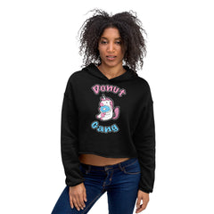 Donut Gang | Crop Hoodie in S in Größe