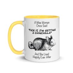 A Wise Woman Once Chinchillas 2 | Zweifarbige Tasse