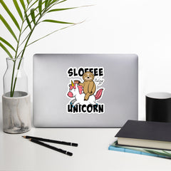 Sloffee Is Riding a Unicorn | Vinyl Aufkleber
