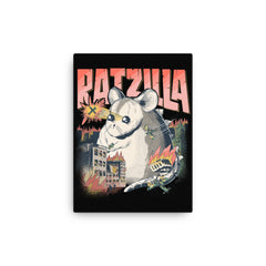 Zeigt einen hochwertigen Kunstdruck auf Leinwand mit Nager zum online kaufen