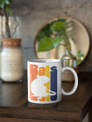 Ratten | Vintage Farbratte | Tasse