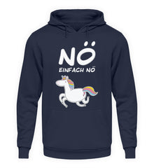 Zeigt no einhorn cooler spruch unisex kapuzenpullover hoodie in Farbe Sun Yellow