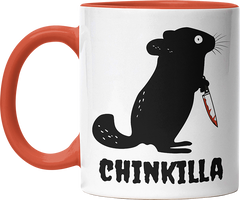 Chinkilla Witzige Orange Tasse kaufen Geschenk