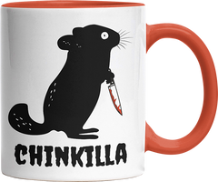 Chinkilla Witzige Orange Tasse kaufen Geschenk