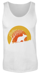 Zeigt degus retro vintage sun herren tanktop in Farbe Black