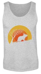 Zeigt degus retro vintage sun herren tanktop in Farbe Black