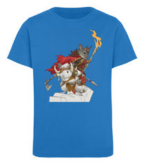 Zeigt barbarian chinchilla bros kinder organic t shirt 1 in Farbe White