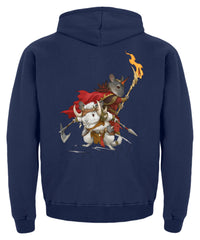 Zeigt barbarian chinchilla bros kinder hoodie in Farbe Sky Blue