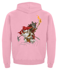 Barbarian Chinchilla Bros | Kinder Hoodie in Sky Blue in Größe 12/14 (152/164)