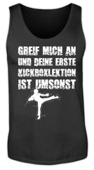 Zeigt kampfsportlektion ist umsonst herren tanktop in Farbe Navy