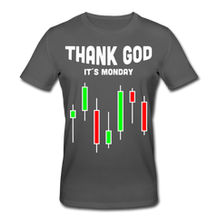 Männer Bio-T-Shirt von Stanley & Stella - Anthrazit