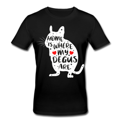 Home Is Where My Degus Are - Schwarz
