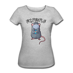Ew People Ratte | Frauen Bio-T-Shirt - Grau meliert