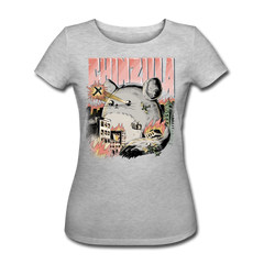 CHINZILLA | Frauen Bio-T-Shirt - Grau meliert