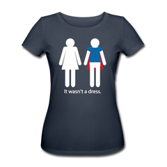 It wasn't a dress | Frauen Bio-T-Shirt - Navy