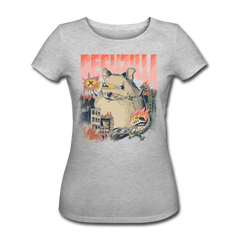 DEGUZILLA | Frauen Bio-T-Shirt - Grau meliert