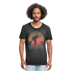 Shaolin | Männer Vintage T-Shirt - Vintage Schwarz