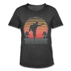 Shaolin | Männer Vintage T-Shirt - Vintage Schwarz