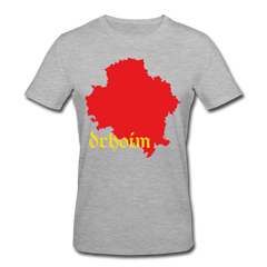 drhoim | Männer Bio-T-Shirt - Grau meliert