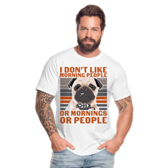 Morning People Männer Premium Bio T-Shirt - Weiß