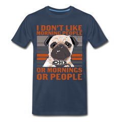 Morning People Männer Premium Bio T-Shirt - Navy