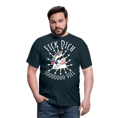 Fick Dich Einhorn | Männer T-Shirt - Navy