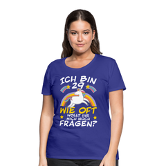 29 Einhorn | Frauen Premium T-Shirt - Königsblau