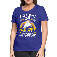 29 Einhorn | Frauen Premium T-Shirt - Königsblau