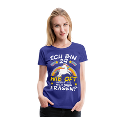 29 Einhorn | Frauen Premium T-Shirt - Königsblau