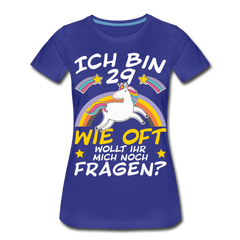 29 Einhorn | Frauen Premium T-Shirt - Königsblau