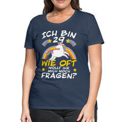 29 Einhorn | Frauen Premium T-Shirt - Navy