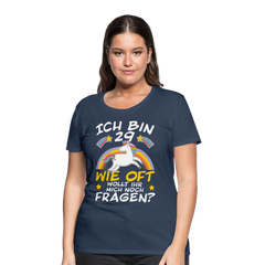 29 Einhorn | Frauen Premium T-Shirt - Navy