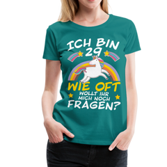 29 Einhorn | Frauen Premium T-Shirt - Divablau
