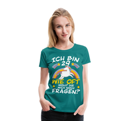 29 Einhorn | Frauen Premium T-Shirt - Divablau