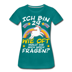 29 Einhorn | Frauen Premium T-Shirt - Divablau