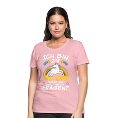 29 Einhorn | Frauen Premium T-Shirt - Hellrosa