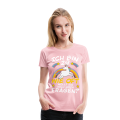 29 Einhorn | Frauen Premium T-Shirt - Hellrosa