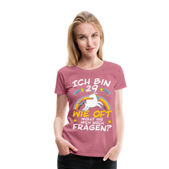 29 Einhorn | Frauen Premium T-Shirt - Malve