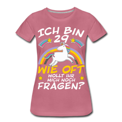 29 Einhorn | Frauen Premium T-Shirt - Malve
