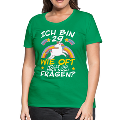 29 Einhorn | Frauen Premium T-Shirt - Kelly Green